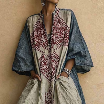 Jumpsuit mit V Ausschnitt