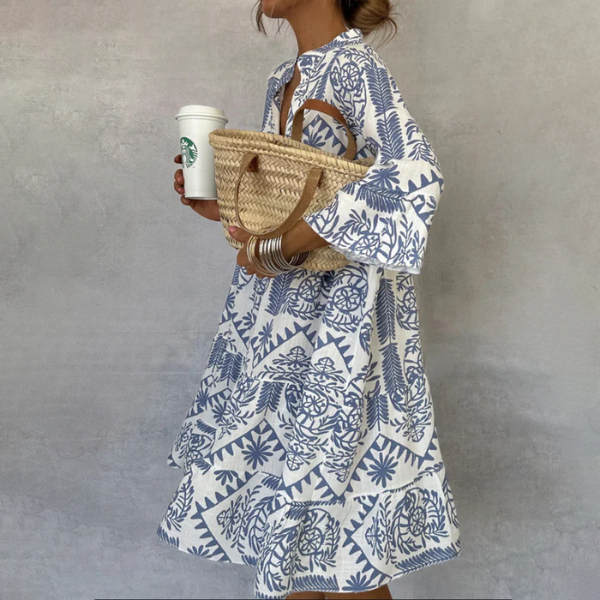 Stylisch Bedrucktes Kleid