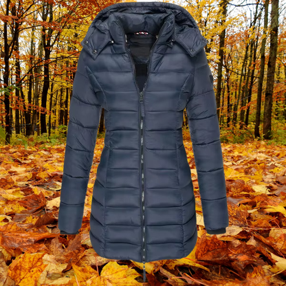 Lange Daunenjacke