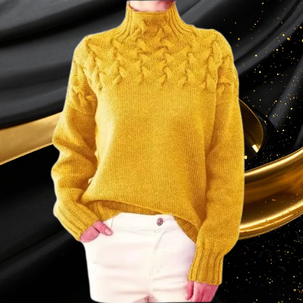 Eleganter Rollkragenpullover