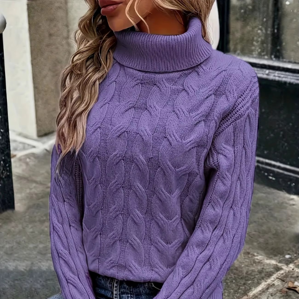 Bequemer Rollkragenpullover