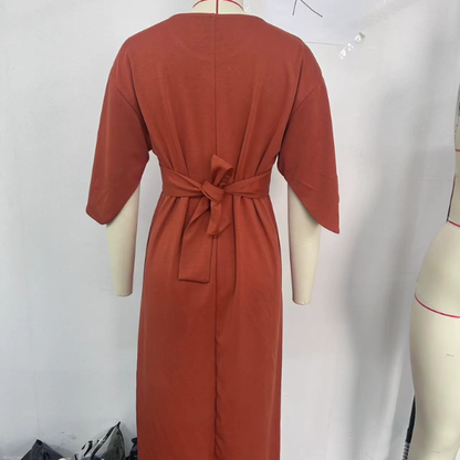 Fledermausärmel Kleid