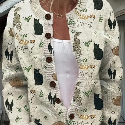 Farbenfroher, bequemer Pullover