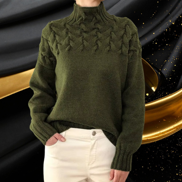 Eleganter Rollkragenpullover
