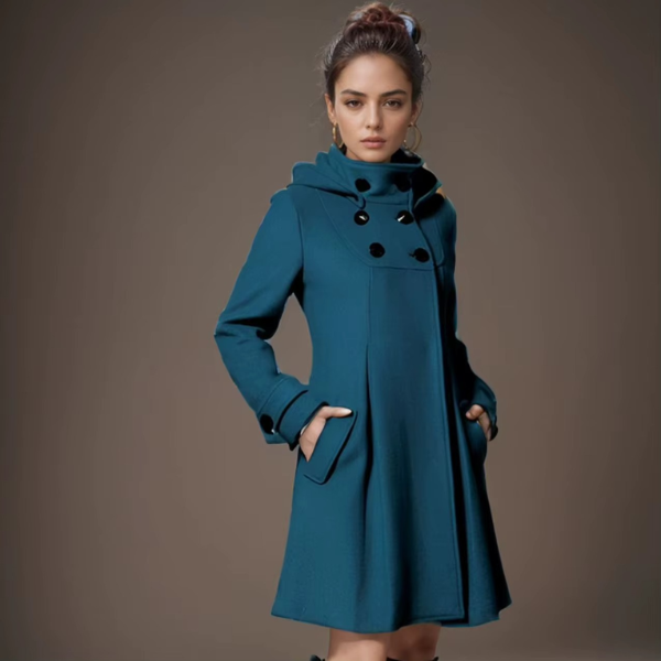 Eleganter Wollmantel