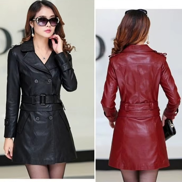 Elegante Lederjacke