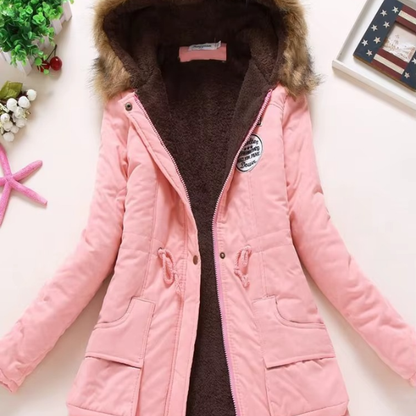Herbst-/Winterjacke mit Kapuze
