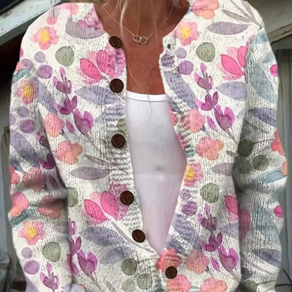 Farbenfroher, bequemer Pullover