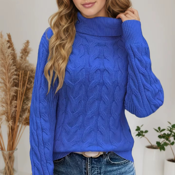 Bequemer Rollkragenpullover
