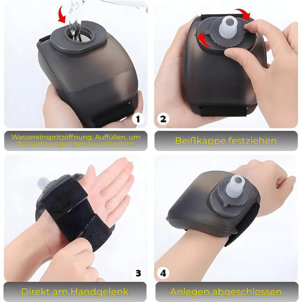 FRAMI Hydora - Die Handgelenk Trinkflasche