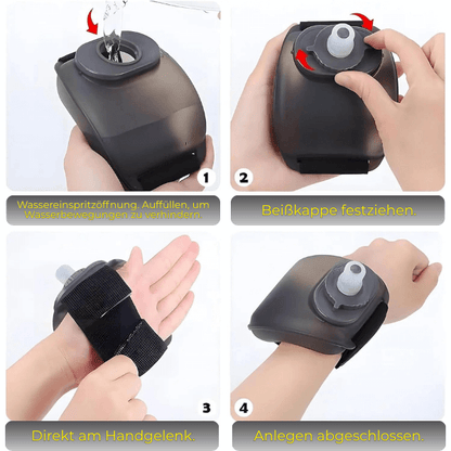 FRAMI Hydora - Die Handgelenk Trinkflasche