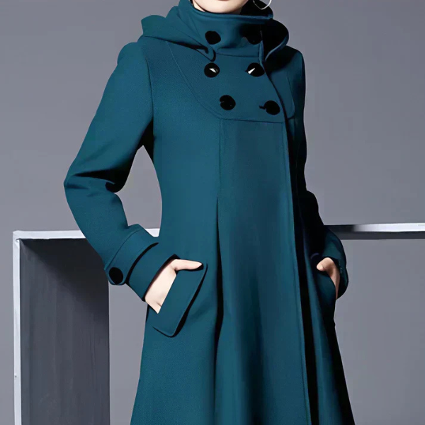 Eleganter Wollmantel