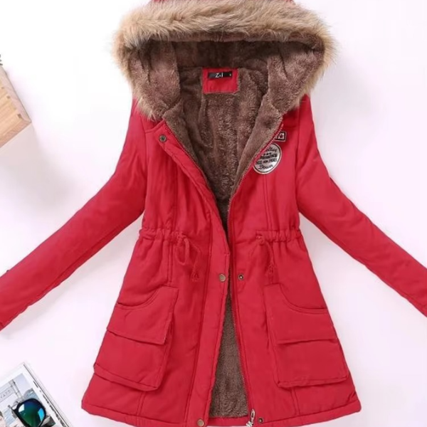 Herbst-/Winterjacke mit Kapuze