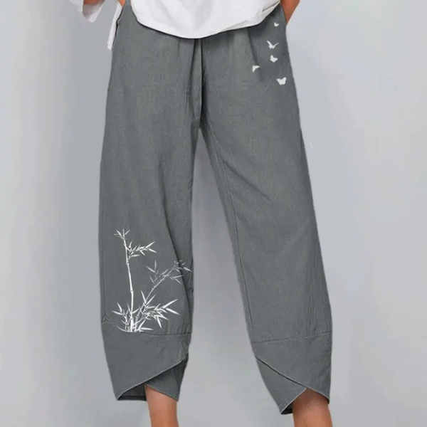 Sommerhose mit weitem Bein