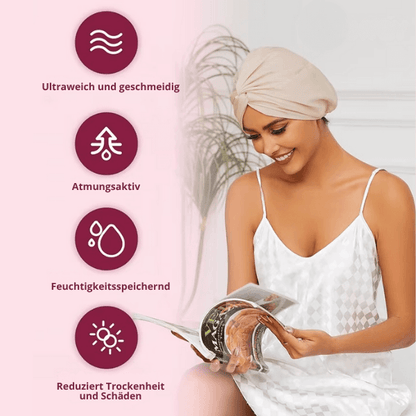 FRAMI Elysia - Die Seiden Turban Schlafkappe