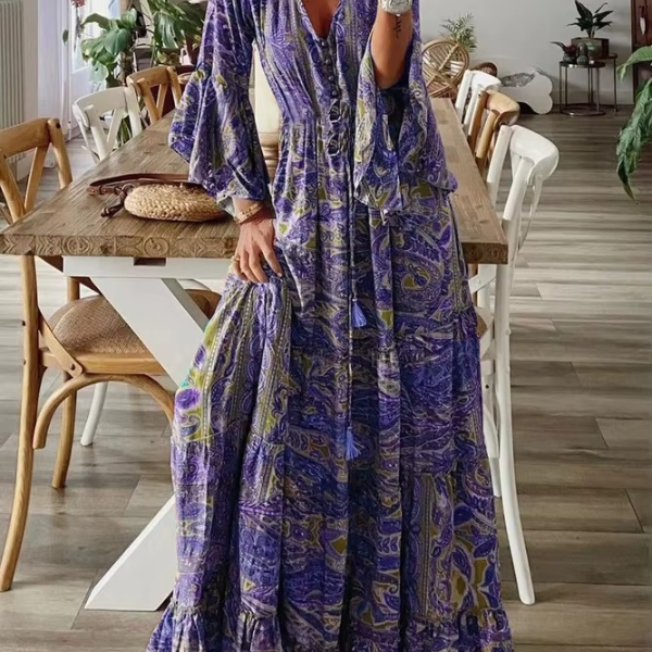 Vintage Bohemian Kleid