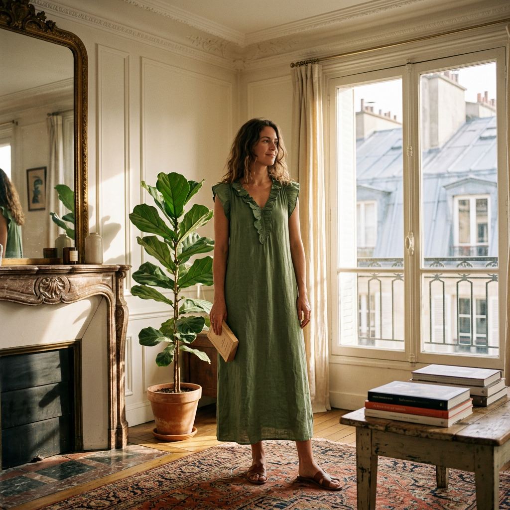 Elegantes Sommerkleid