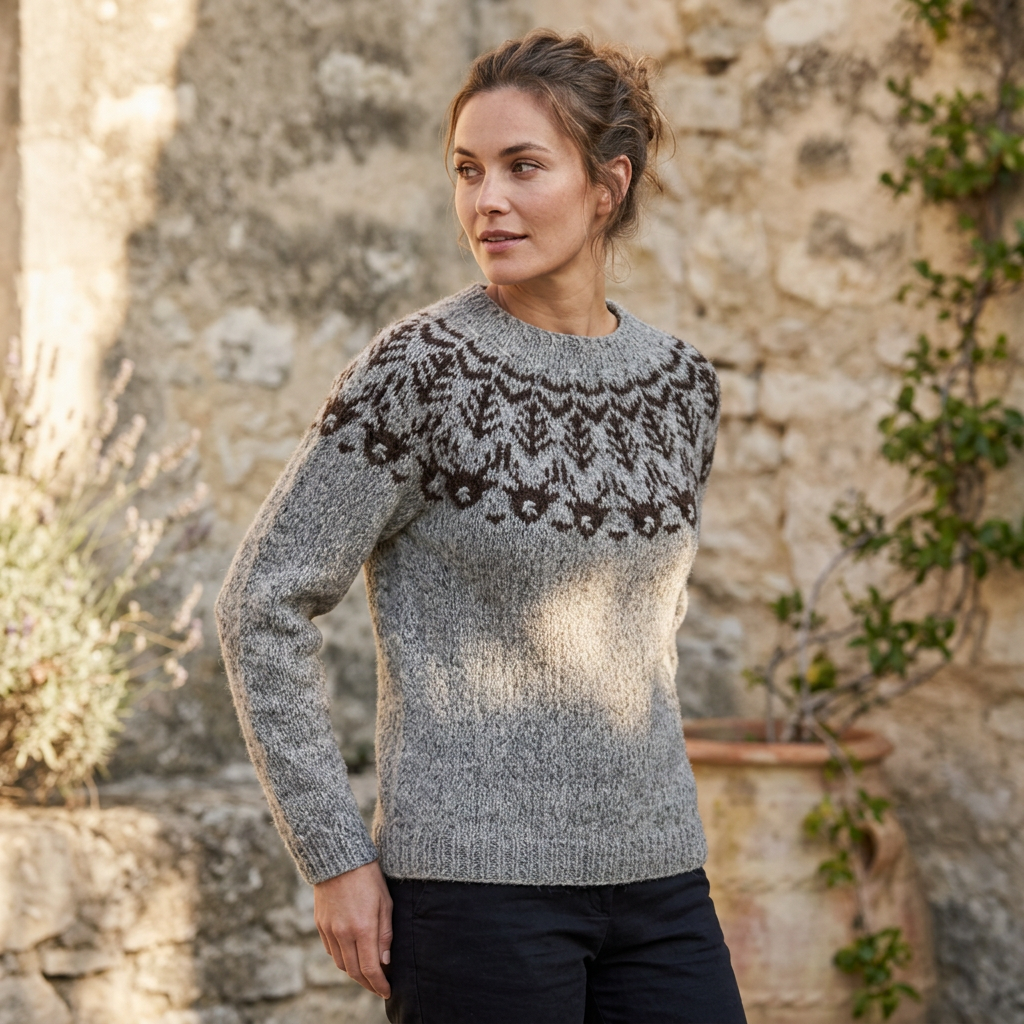Gemütlicher Retro-Pullover