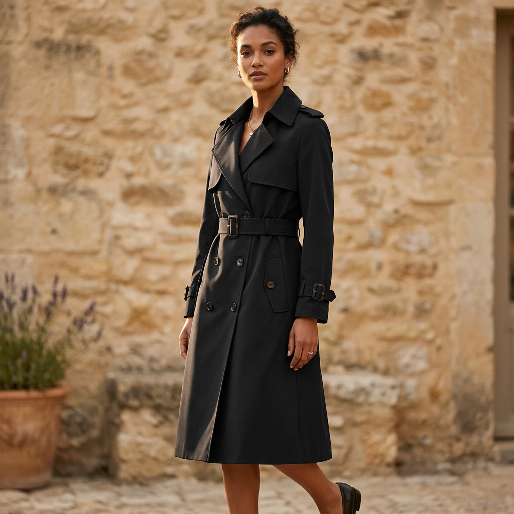 Stilvoller und eleganter Trenchcoat
