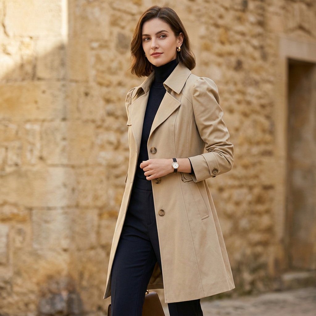 Trenchcoat für den Frühling