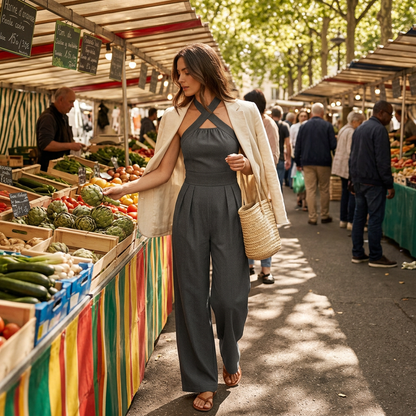 Leinen Jumpsuit