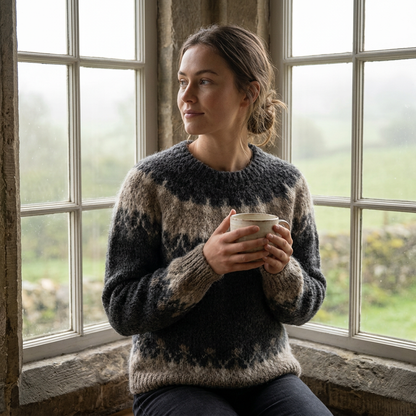 Kuscheliger Mohairpullover