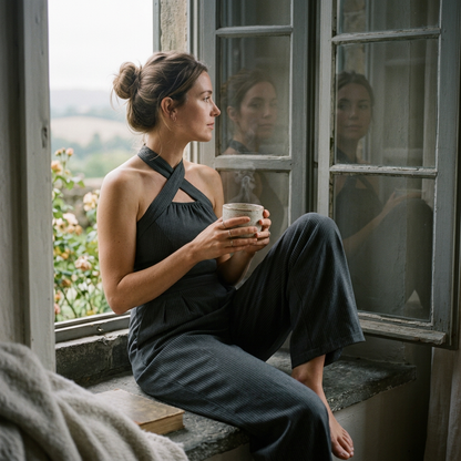 Leinen Jumpsuit