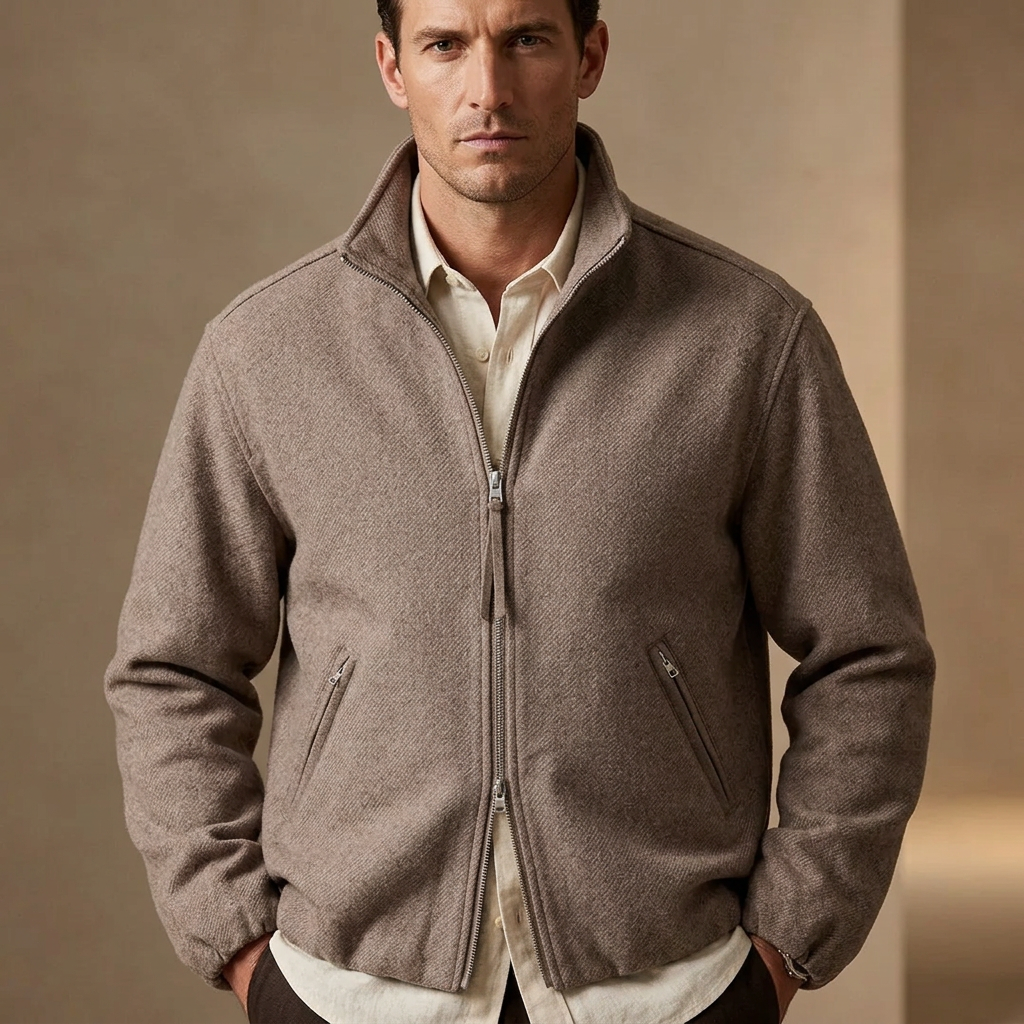 Doppel Reißverschluss Businessjacke