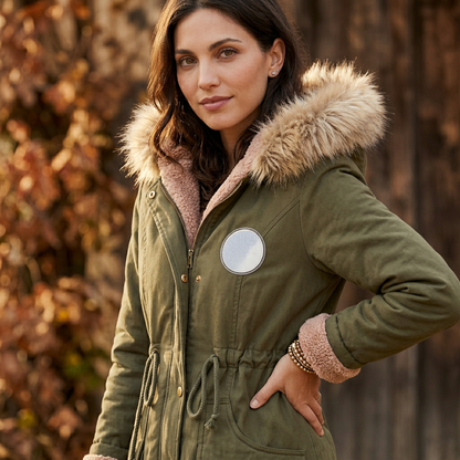 Herbst-/Winterjacke mit Kapuze