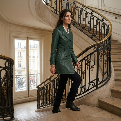 Elegante Lederjacke