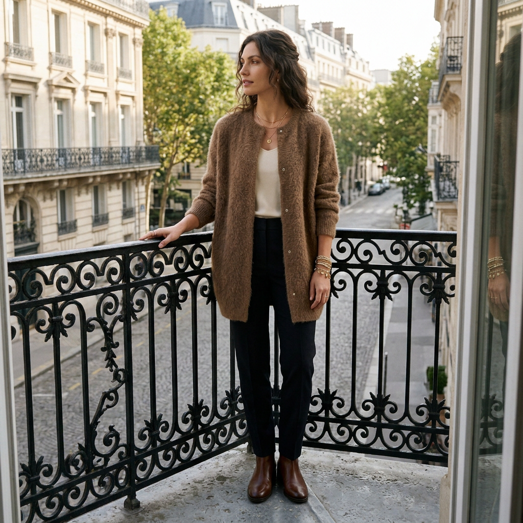 Elegante Strickjacke