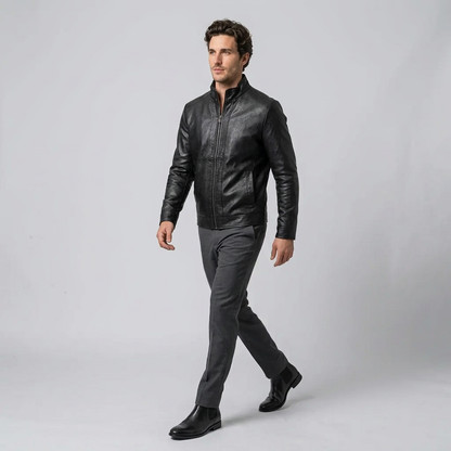 Biker Lederjacke