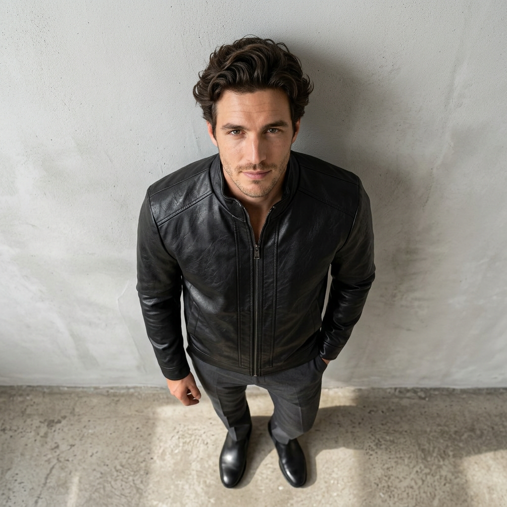 Biker Lederjacke