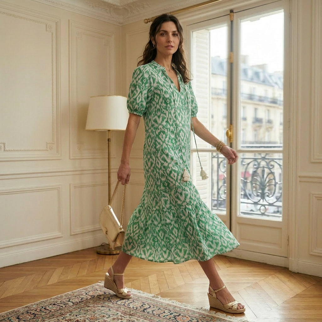 Vintage Bohemian Kleid