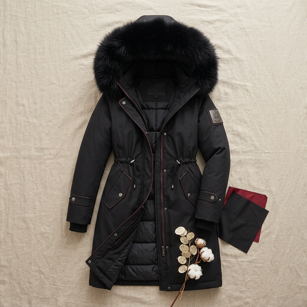 Herbstjacke mit Kapuze
