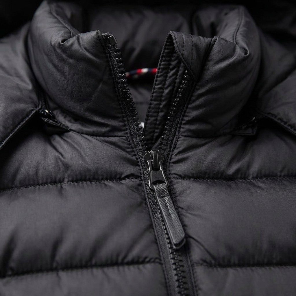 Lange Daunenjacke