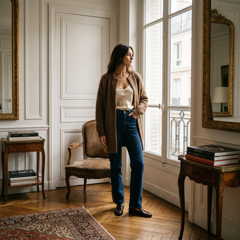 Elegante Strickjacke