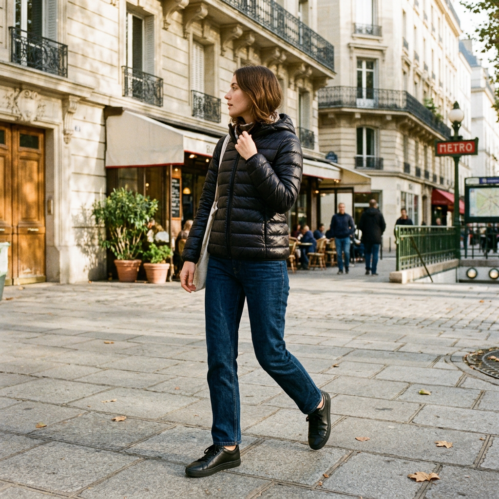 Moderne wasserdichte Jacke