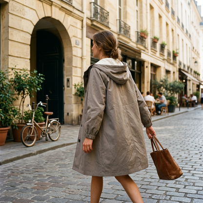 Stilvoller, wasserdichter Trenchcoat