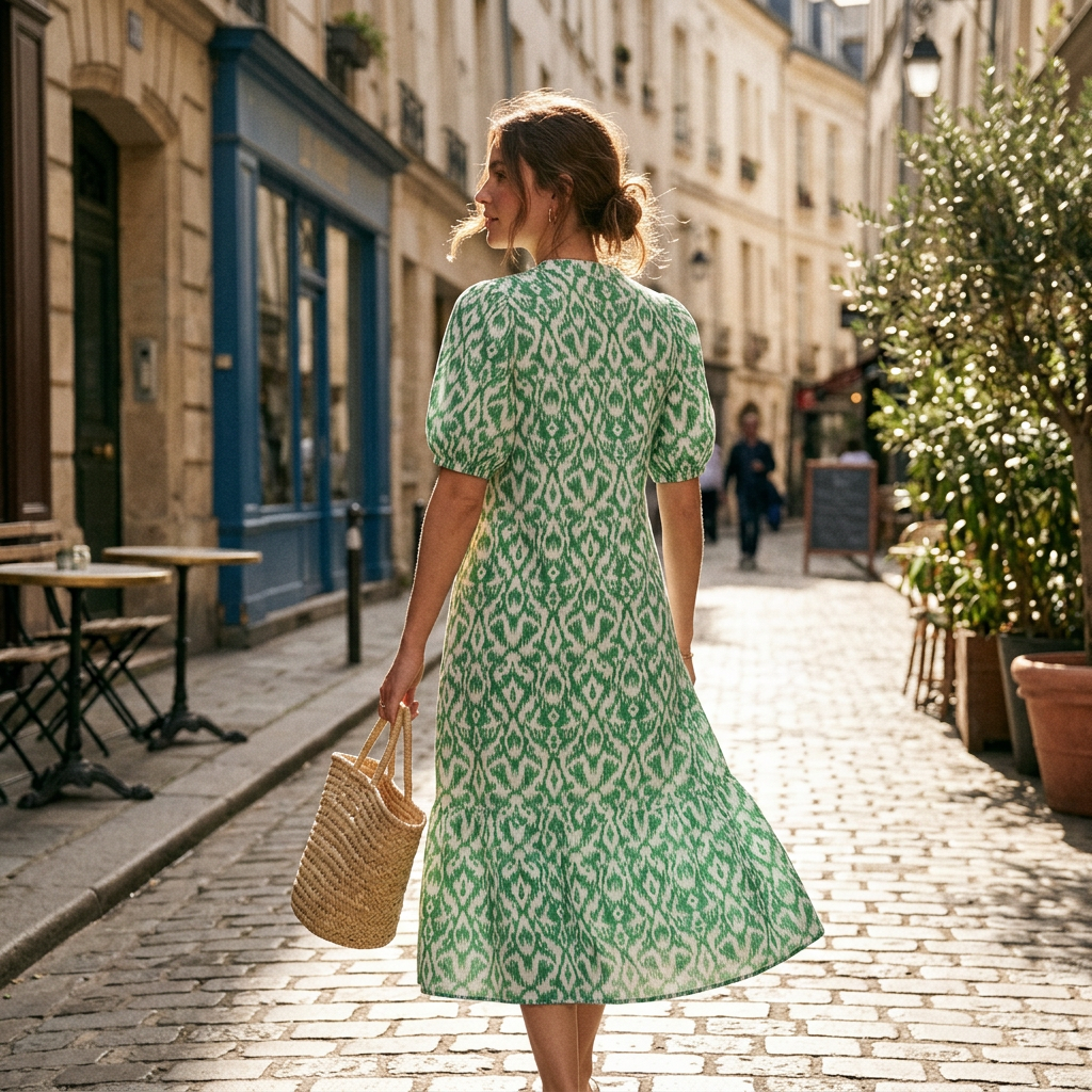 Vintage Bohemian Kleid