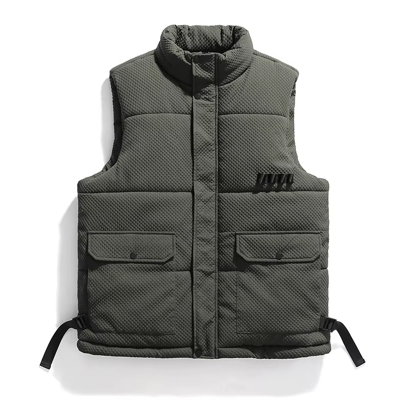 Herren Herbst Weste mit Stehkragen