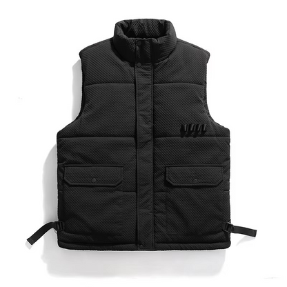 Herren Herbst Weste mit Stehkragen