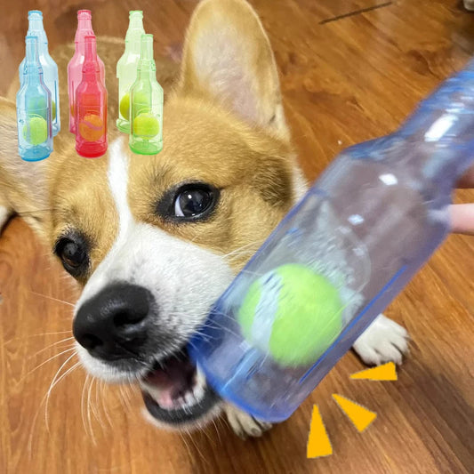 Dog Chew Toy Beer Bottle
